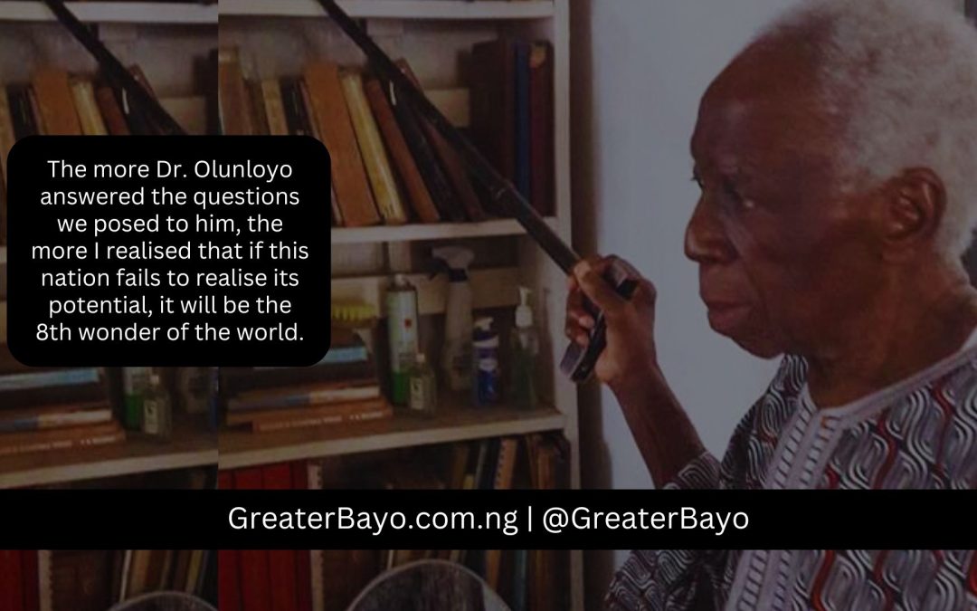 Conversation With A Genius: A Day With Dr Omololu Olunloyo (1)